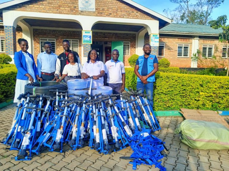 URDT Receives 56 Water Pumps to Strengthen Climate-Resilient Farming in Kagadi District